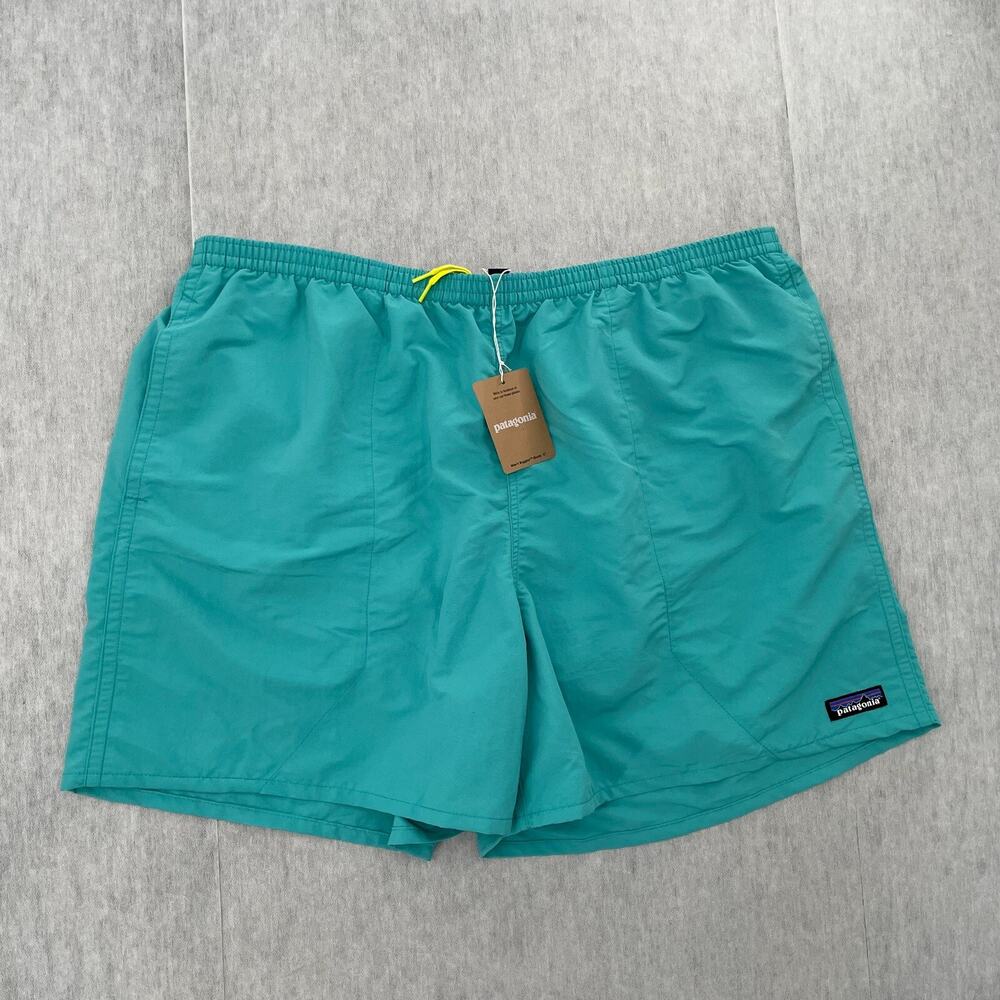 Patagonia Shorts Adult 2XL Subtidal Blue 5” Baggies Lined Netplus Mens XXL NEW
